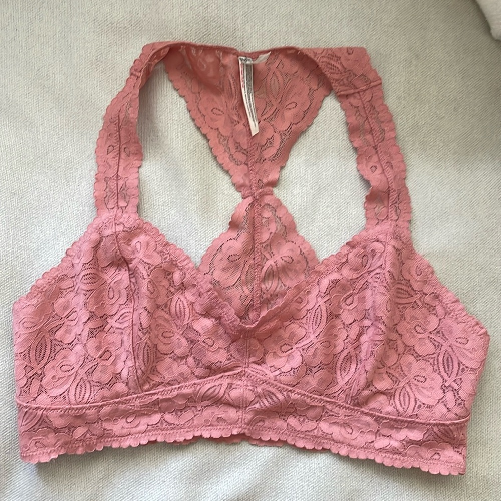 Free People lace bralette / L
